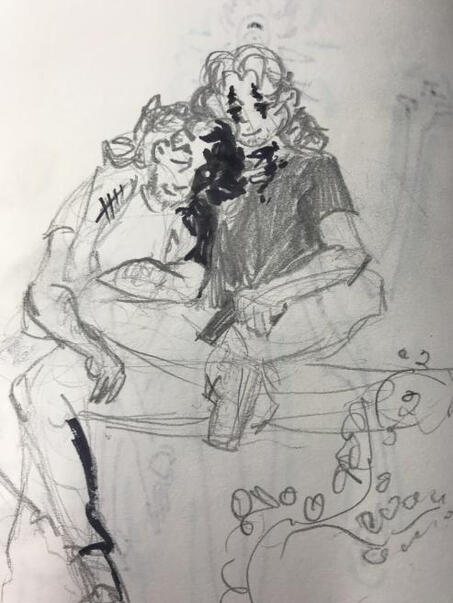 Figures of comfort - Marker and Pencil