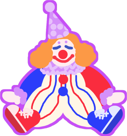 Clumps the clown - Medibang